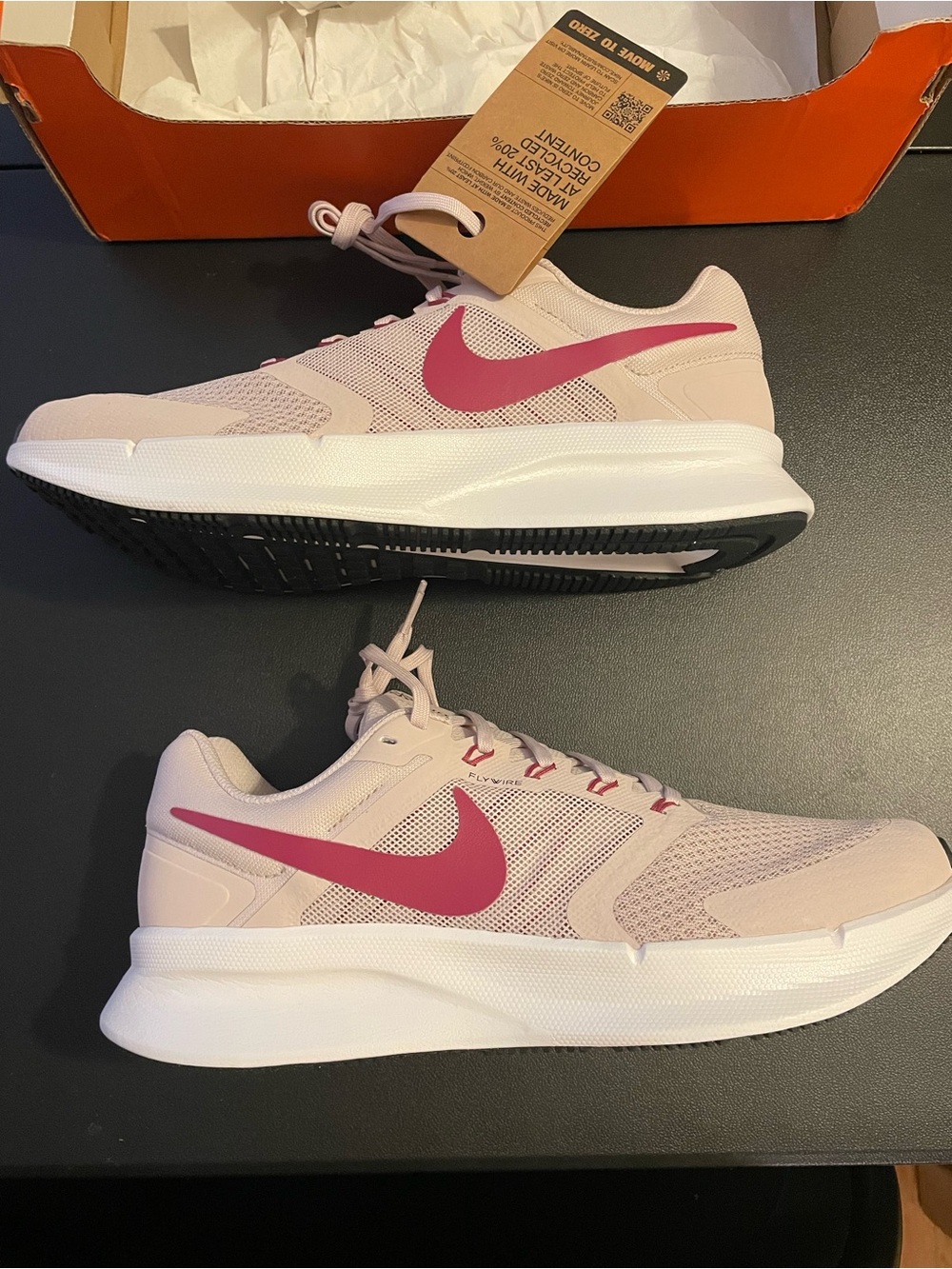 Nike Womens Run Swift 3 in Silt Red with Pink